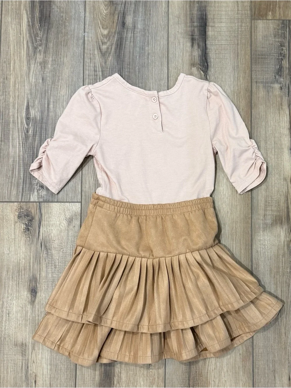 Little Lass Girls 3-Piece Denim Jacket Skirt Outfit Set Size 6 Western Cowgirl